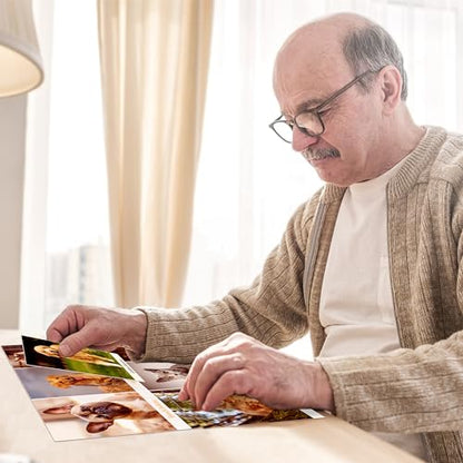 Keeping Busy Match Photo 2 Dementia Activities for Seniors | Alzheimer Products for Elderly Patients | Fun Memory Game Toy & Cognitive Brain Puzzle for Senior Citizens w/Memory Loss or Alzheimers