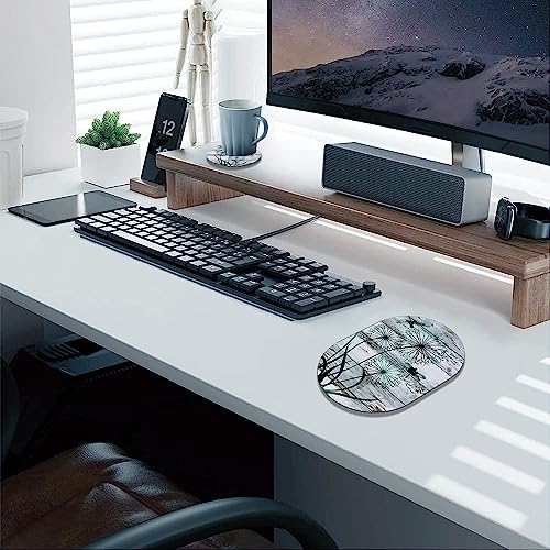 Desktop Computer Games Non-Slip Mouse Pad and Coaster Combination, Personality Mouse Pad Beautiful Pattern, Waterproof Mouse Pad, Suitable for Office and Home Mouse Pad, Dandelion Dragonfly - color: Dandelion Dragonfly