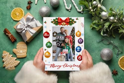 WaaHome Christmas Picture Frame 2026 4x6 Christmas Photo Frames Decor - color: 1-Christmas White 4x6