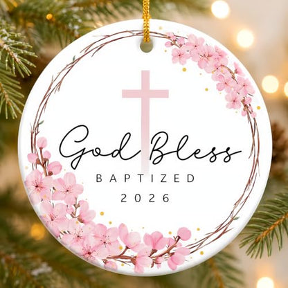 ZAGKOO Baptism Gifts for Girls - Christening Gifts for Girls - color: Baptized Girl