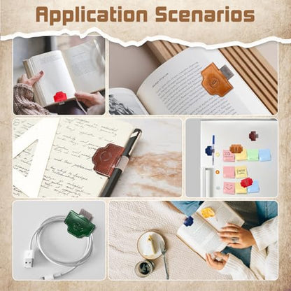 Magnetic Cross Bookmark Leather Custom - 52 Letter Personalized Initial A-Z Religious Christian Book Mark Reading Faith Gifts (Dark Brown-Cross) - color: 1pcs Dark Brown, size: Cross