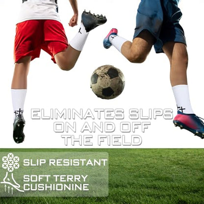 Men's Cross Grip Soccer Socks Christian