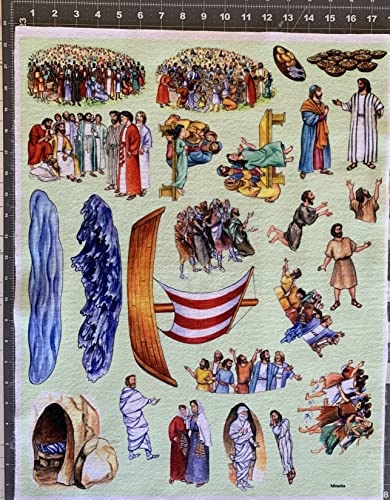 Story & Life of Jesus 13 Bible Stories for Flannel Board- You Cut Out Felt Figures