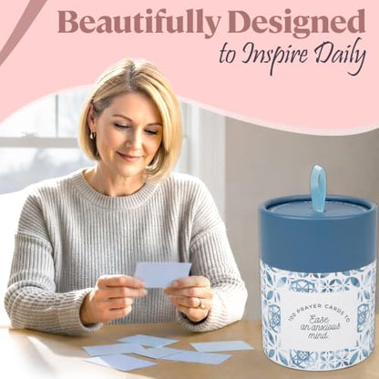 Love in Faith Prayer Box – Prayer Jar to Ease an Anxious Mind | Bible Verse Jar | Inspirational Gifts for Women | Catholic Gifts