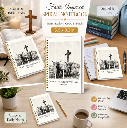 Bible Journal for Women,Bible Nnotebook,Gifts for Christian Women - color: Christian Gifts Journal-white