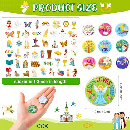 Frienda 110 Pcs Sunday School Prizes Bulk for Kids, Stylish