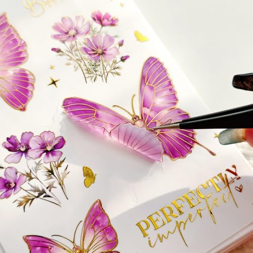 Butterfly Sticker Book 36 Sheets 300+ Pcs Aesthetics Stickers - style: Butterfly