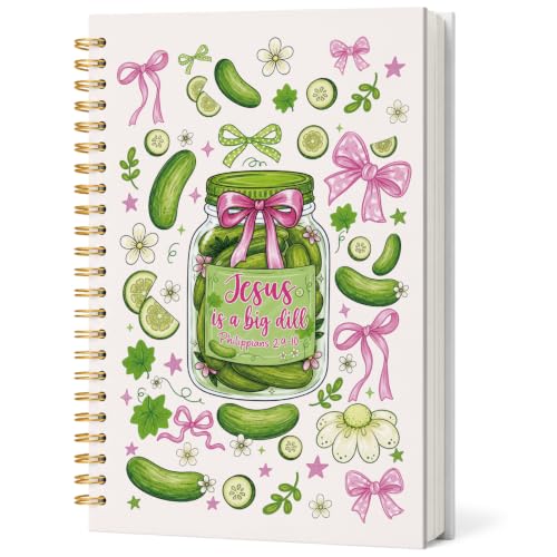 Jesus Christian Cucumber Notebook Journal for Women Teen Girls Gifts - color: Cucumber Jesus