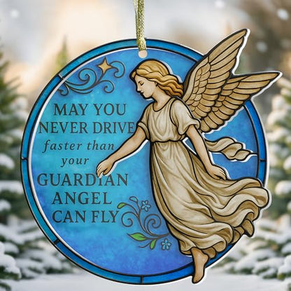 Nativity Ornament, Suncatcher Ornaments (Guardian Angel) - color: Guardian Angel