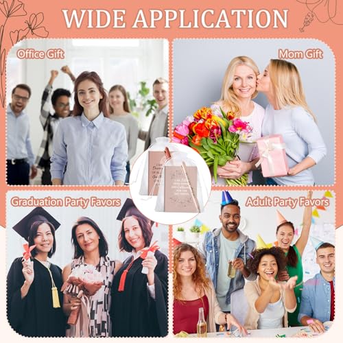 Mooliwe 96 Pcs Affirmation Notebooks Pens Bulk Gifts, Gratitude,Elegant - style: Elegant