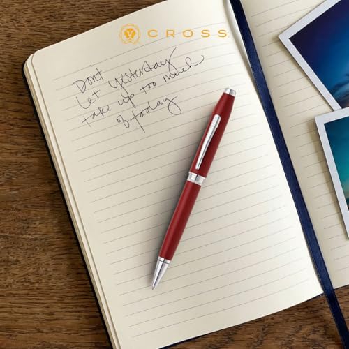 Cross Foundry Metallic Red with Chrome Appointments Ballpoint Pen - color: Red