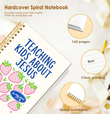 Teacher Christian Spiral Notebook, Christian Gifts for Women - color: 14-teacher