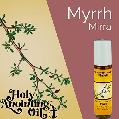 Logos Trading Post Myrrh Anointing Oil Roll On Bottles, 6 Pcs - color: Myrrh
