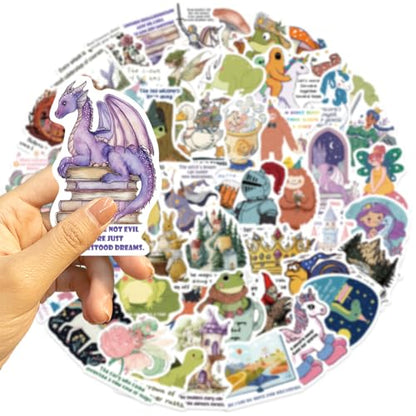 50PCS Cute Positive Affirmation Stickers - style: Traditional