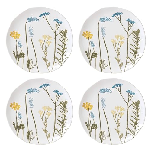 Lenox 896608 Wildflowers Accent Plates, Set of 4 - style: Accent Plates, Set of 4