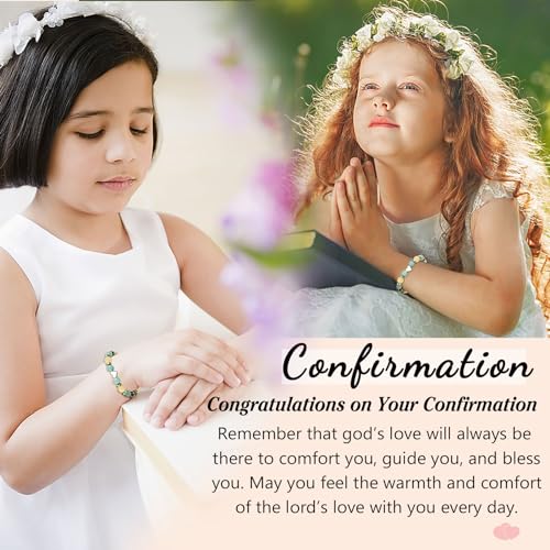 UPROMI To My Daughter/Granddaughter/Niece Bracelet Gifts for Girls - style: Confirmation