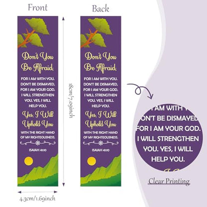 8Pcs Christian Bookmarks for Women Men Religious Gift Inspirational Scripture Gifts Catholic Spiritual Gifts Faith Based Gift Easter Christmas Birthday Present for Family Friend Bible Verse Bookmarks - color: Bible Bookmarks