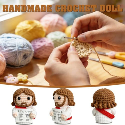 Positive Crochet Jesus Stocking Stuffers for Kids Teens Women Friend