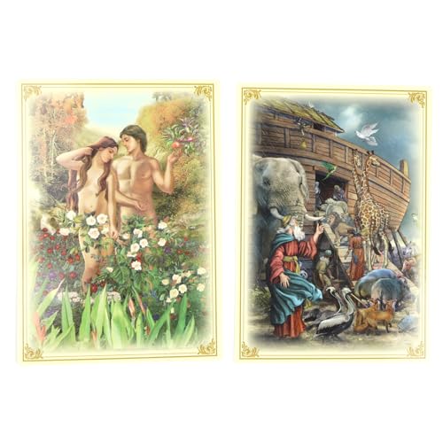 Needzo Scripture Devotional Card Set, Learn The Bible Flashcard Deck, Great Sunday School Learning Tool, 2.5 x 3.5 Inches, 52 Cards Included
