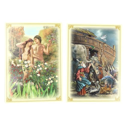 Needzo Scripture Devotional Card Set, Learn The Bible Flashcard Deck, Great Sunday School Learning Tool, 2.5 x 3.5 Inches, 52 Cards Included