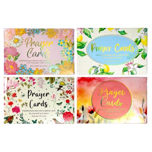 CrownJewlz Christian Bible Verse Prayer Cards, Garden Inspo Lemons & Birds - style: Garden Inspired Lemons & Birds
