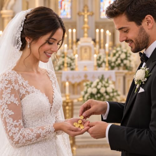 Wedding Unity Coins - Arras de Boda, Gold