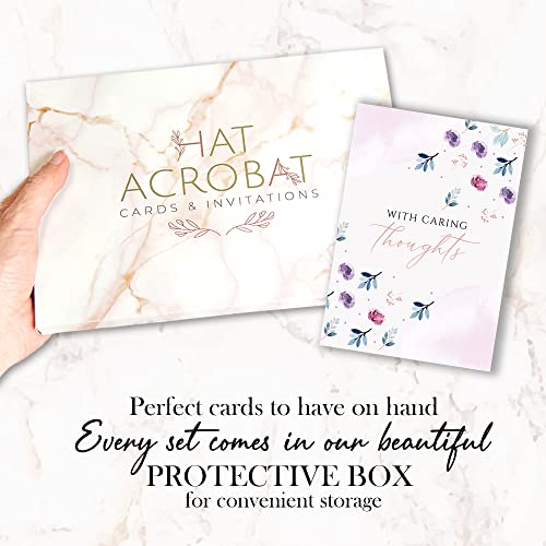 Sympathy Cards Bulk with 8 Unique Designs 3pcs Each - 24 Double Sided Sympathy Cards with Envelopes for Your Business - Perfect Condolence Cards with Envelopes (24) - color: Multi Color