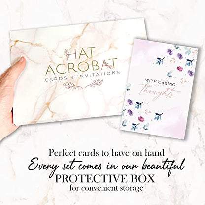 Sympathy Cards Bulk with 8 Unique Designs 3pcs Each - 24 Double Sided Sympathy Cards with Envelopes for Your Business - Perfect Condolence Cards with Envelopes (24) - color: Multi Color
