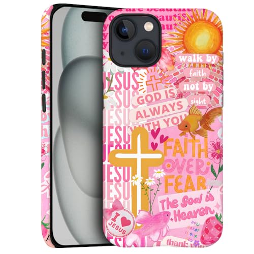 Case for iPhone 14 - Slim Fit Anti-Scratch Phone Case for Girl Women - Christian Collage Bible Verse Jesus (Frosted) - color: Christian Collage Bible Verse Jesus, size: iPhone 14