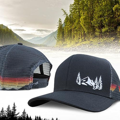 Grace Folly Trucker Hat for Men or Women- Many Cool Designs - color: Black,red,yellow