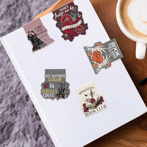 Dark Romance Magnetic Bookmarks, Gothic Book Marks for Women Readers - style: Dark Romance
