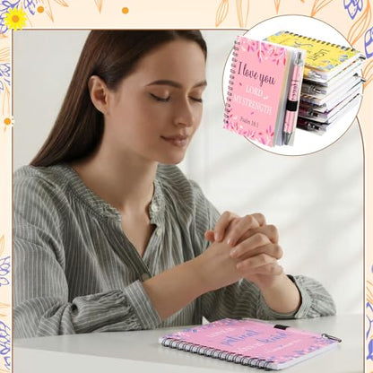Resurhang 10 Sets Christian Prayer Journals Woman Christian Journals Gifts