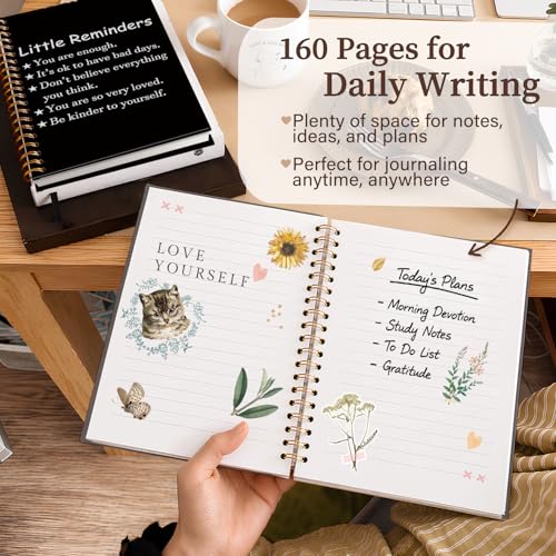 Enkvke Inspirational Little Reminders Notebook Journal - color: Little Reminders-A5