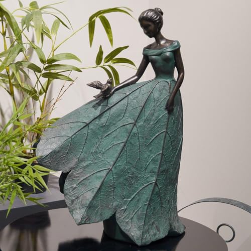 Guichifun Fairy Statue Home Decoration 20 in - color: Green-bird, size: X-Large