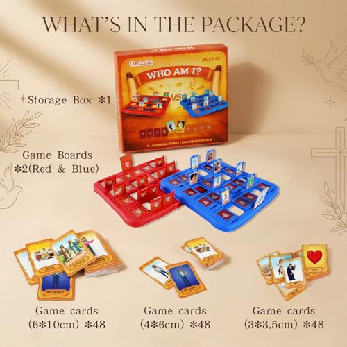 Guess Bible Who Am I Board Game for Kids