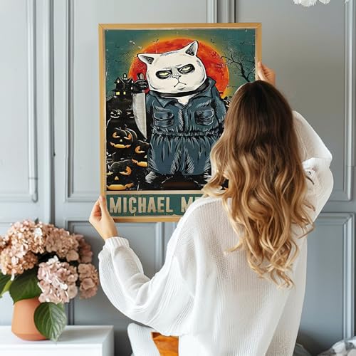 Halloween Diamond Art Kits for Adults, Diamond Painting Kits for Beginner - color: JOJO-DP88