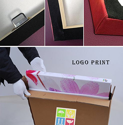 Modern Black Grey Gold Inspirational Bible Verse Wall Art 20x40''