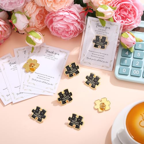 20 Set Year of Service Pin Employee Appreciation Gifts Bulk - style: 5 Year