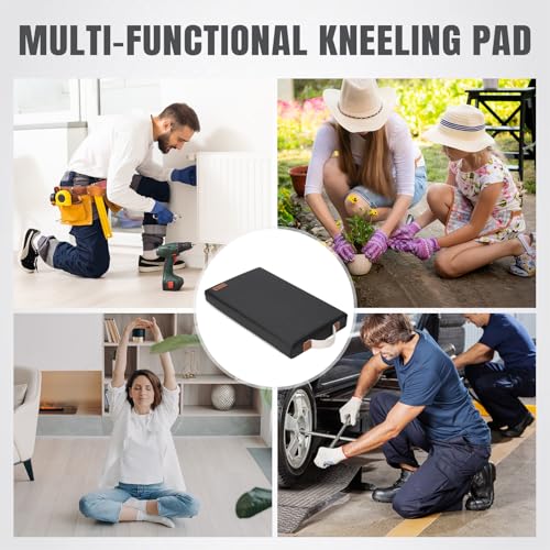 HappyPicnic Waterproof Garden Kneeling Pad, 2in Thick, Black, 1 Pack - color: Black