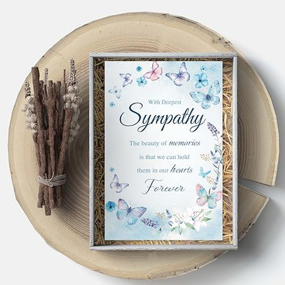 Sympathy Card for Loss of Loved One, Heartfelt Condolence Card, Comforting Bereavement Greeting for Family Friends, Deepest Sympathy Gift Cards with envelopes - color: sympathy card