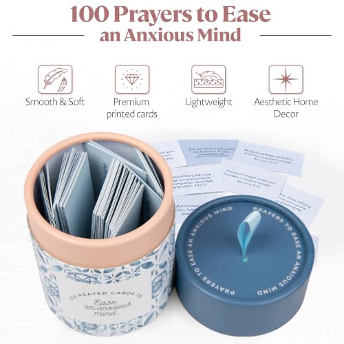 Love in Faith Prayer Box – Prayer Jar to Ease an Anxious Mind | Bible Verse Jar | Inspirational Gifts for Women | Catholic Gifts