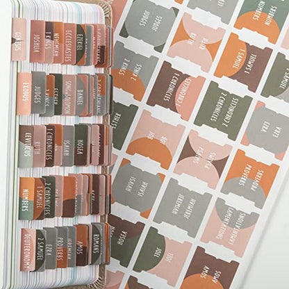 DiverseBee Laminated Bible Tabs for Women and Men (Sunset) - color: Sunset