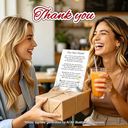 Personalized Thank You Cards with Envelopes, Thank You Card for Friends - color: DXI#036