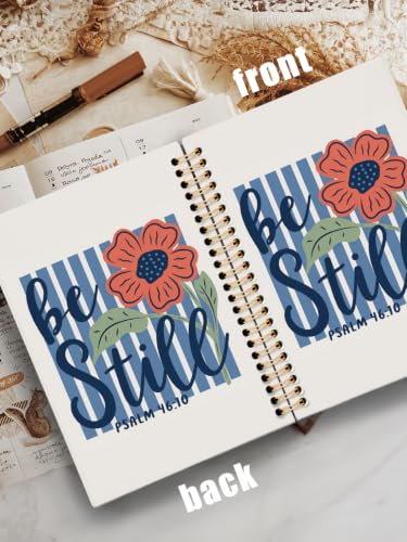 Be Still Christian Bible Prayer Journal Notebook for Women Girls - color: be still