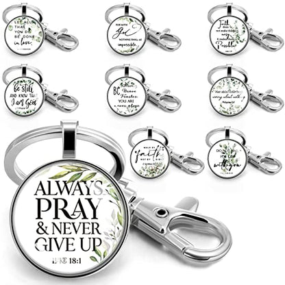 Fumete Christian Keychain Bulk for Wowen Men - style: Leaf Style