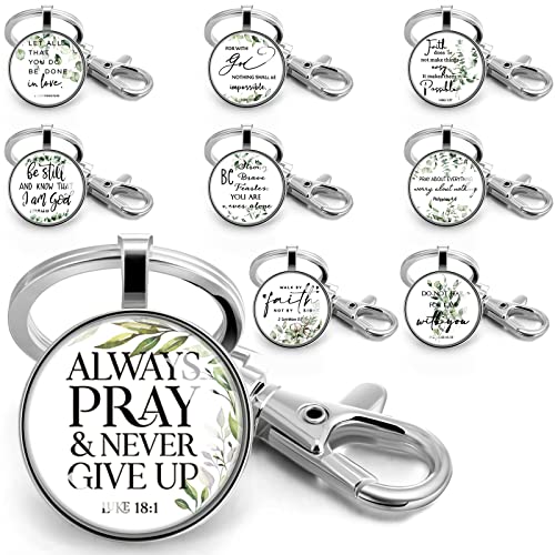 Fumete Christian Keychain Bulk for Wowen Men - style: Leaf Style