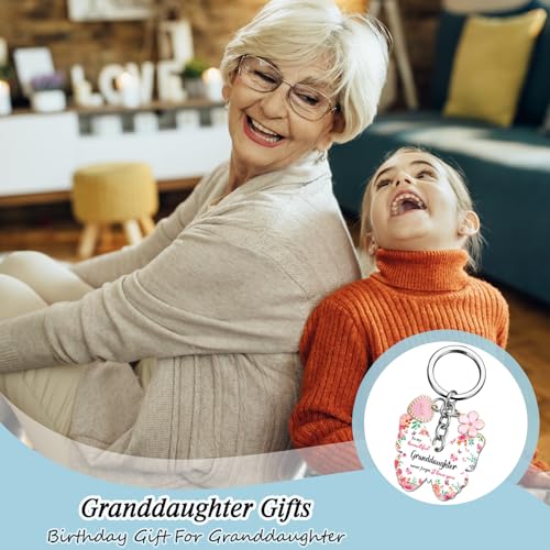 OEHEDOU Butterfly Gifts Keychain For Women Men Family Members Memorial Gift - color: Pink