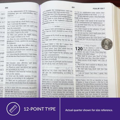 The KJV Study Bible, Large Print [Violet Floret]