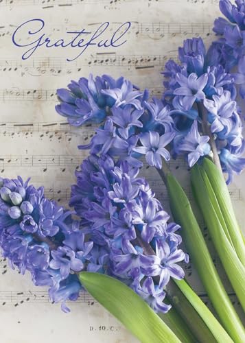 Hyacinth Sheet Music KJV Thank You Card, 1 Count - color: Hyacinth Sheet Music