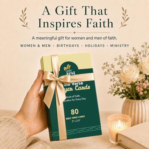 80 Unique Bible Verse Cards - Mini Scripture Cards for Women - color: Boho